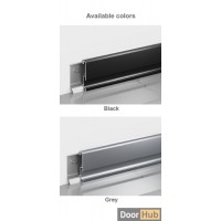 6cm Recessed LED Skirting with Vertical Light Channel for UAE Projects